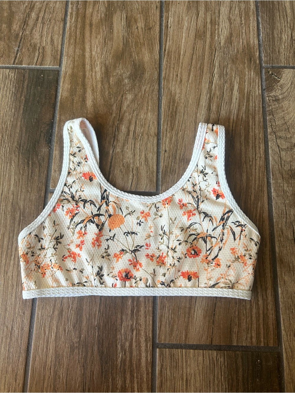 Geode Swimwear Floral Bikini Top
